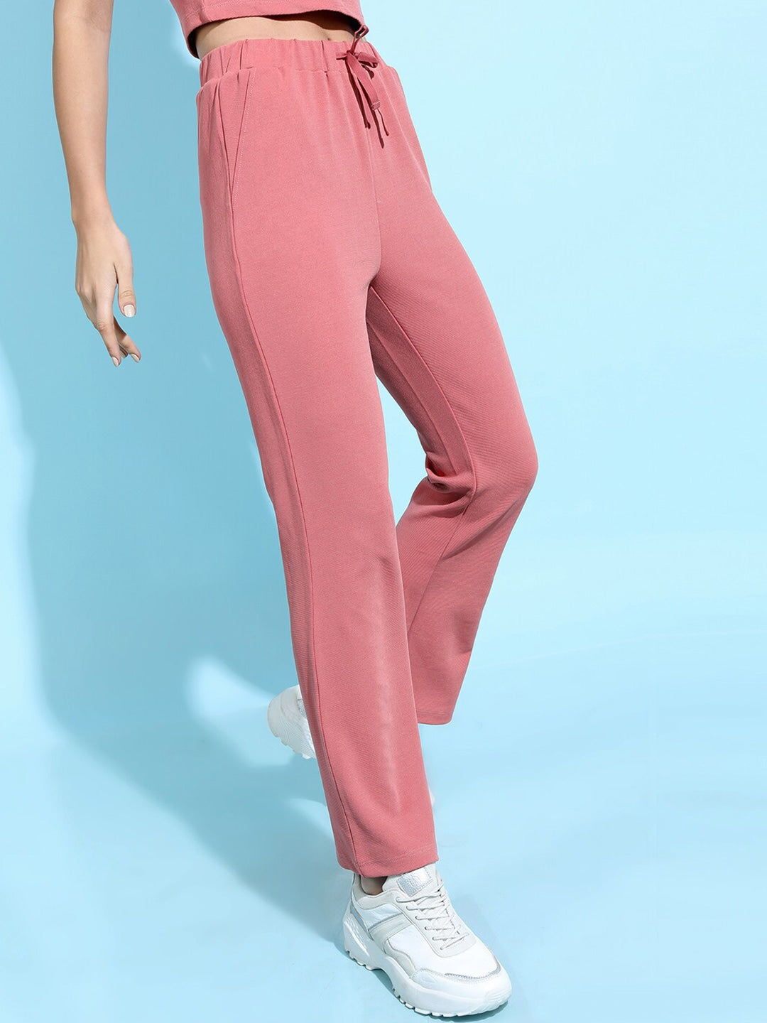 Berrylush - Top with Trouser - Top with Trousers - Rose - - b01e08da-5bdf-4a06-a0ce-cf51677a04a81647343062711ClothingSet7
