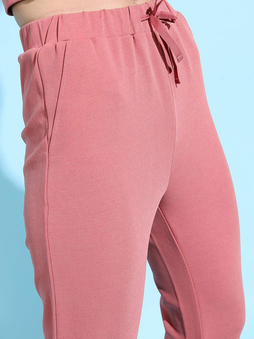 Berrylush - Top with Trouser - Top with Trousers - Rose - - d15c6bc2-af82-434c-a1d0-55398e2f07f81647343062742ClothingSet3