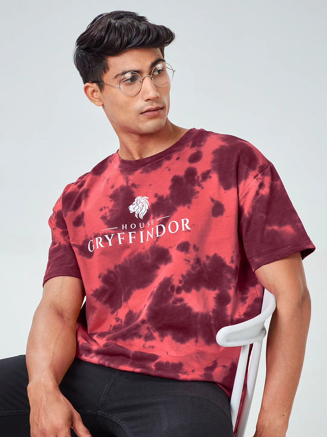 The Souled Store - Tshirts - Harry Potter: House Gryffindor (Tie Dye) - - 1648278417_8025636