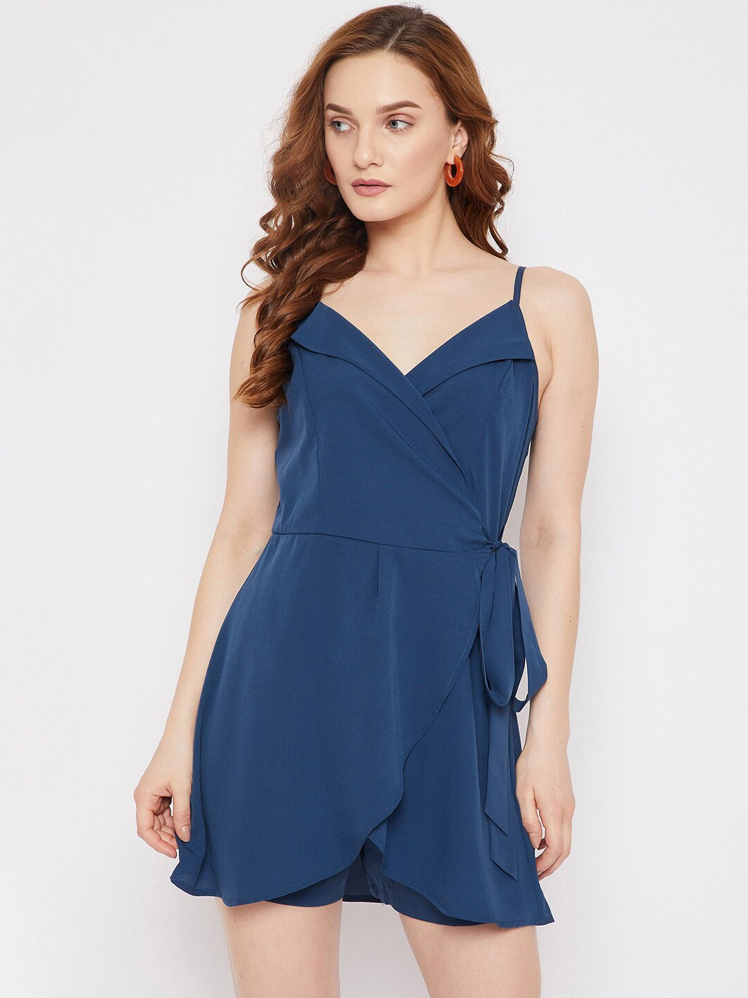 Berrylush - Playsuit - Blue Solid Side Knot Jumpsuit - - 1a5954f1-b256-42b3-bf50-24e4a082ae781629134046506BerrylushBlueSideKnotWrapCamiJumpsuit1