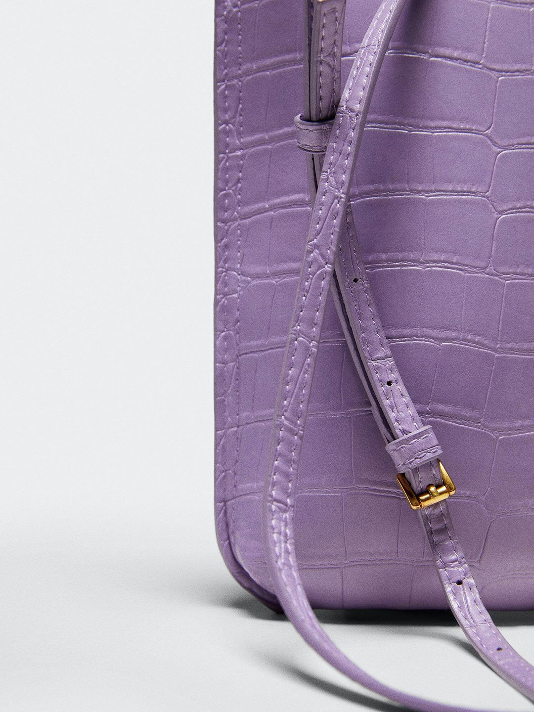 Mlouye - Sling bag - Lavender Textured Sling Bag - Onesize - 23336cc7-4d42-4adc-a14f-26931067cbe31676877433459-MANGO-Women-Lavender-Textured-Structured-Sling-Bag-628167687-4