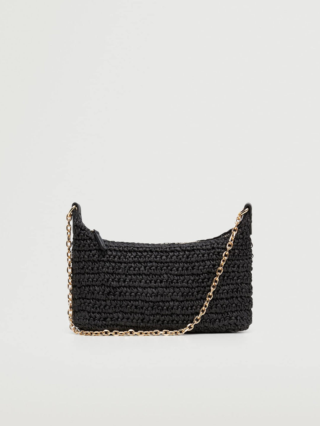 MANGO - Handbag - Basket Woven Shoulder Bag - Black - 367739bc-28c2-4278-821e-ab5f18cb1d591653537025730MANGOWomenBlackSolidStilettosWalletsMANGOWomenHandbagsMANGOW1