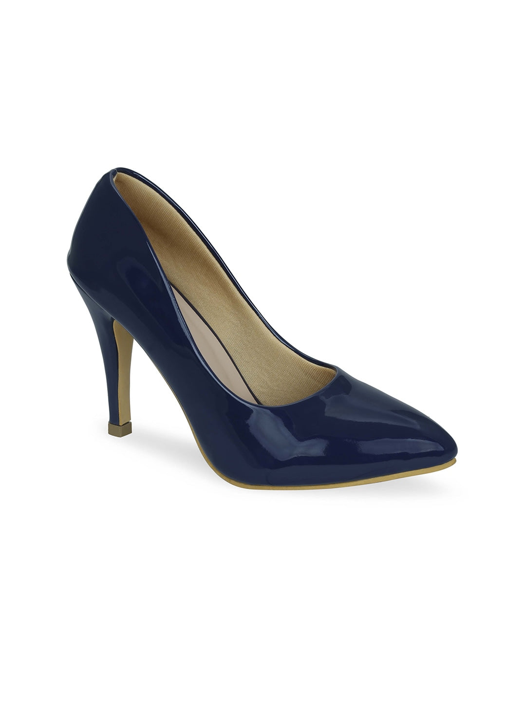 Get Glamr - Pumps - Image Swatches with Price - Navy - 59f47d90-cb71-4225-b6cf-1eaee88410031648185110527GetGlamrNavyBlueKittenPumpswithBows2