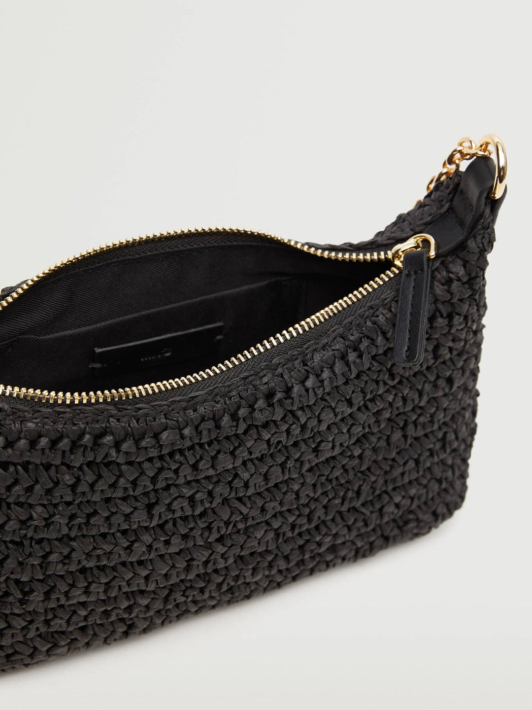 MANGO - Handbag - Basket Woven Shoulder Bag - Black - 78c00b68-463b-4a82-bb19-8aabe873ef801653537025753MANGOWomenBlackSolidStilettosWalletsMANGOWomenHandbagsMANGOW3