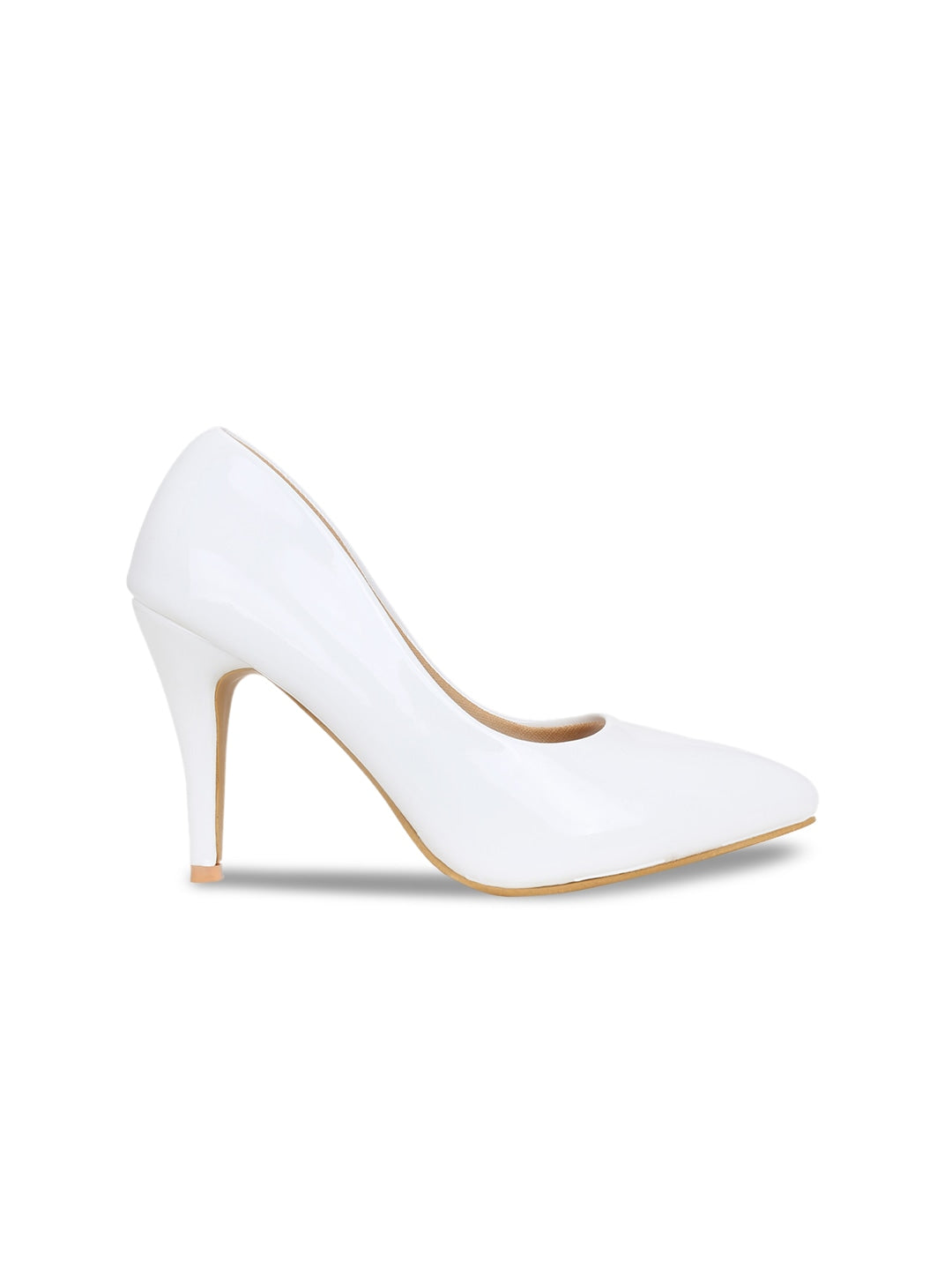 Get Glamr - Pumps - Image Swatches with Price - White - 8a051e41-5880-413b-a2bd-ea318ea62d941648188781189GetGlamrWhiteEmbellishedBlockPumps4_bd38f0c4-944b-4099-bbea-64389ab15fda