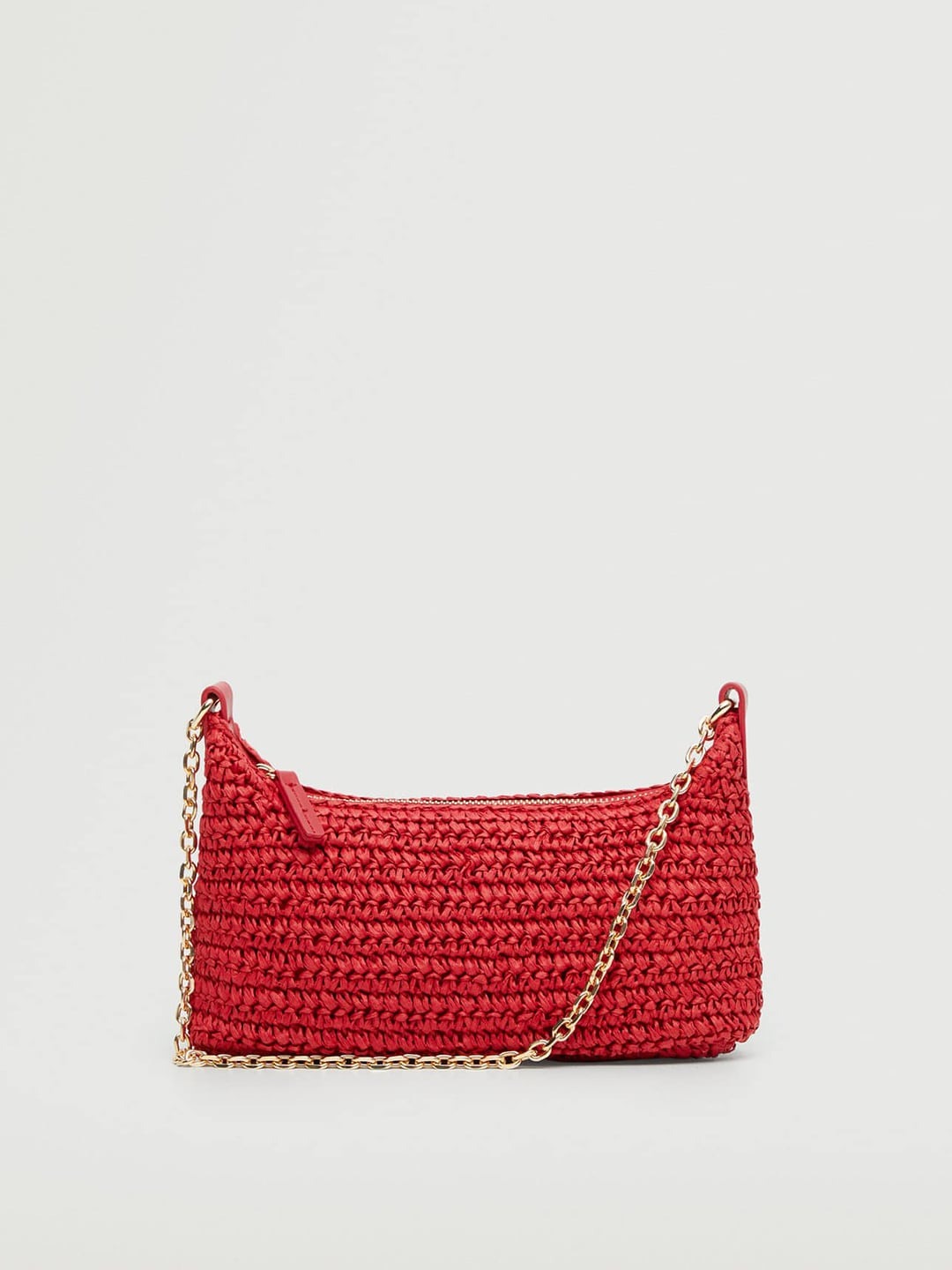 MANGO - Handbag - Basket Woven Shoulder Bag - Red - 924df29e-3414-49b7-adc8-c5e6b4dfedc31668427429242-MANGO-Women-Rust-Red-Structured-Raffia-Shoulder-Bag-54116684-2