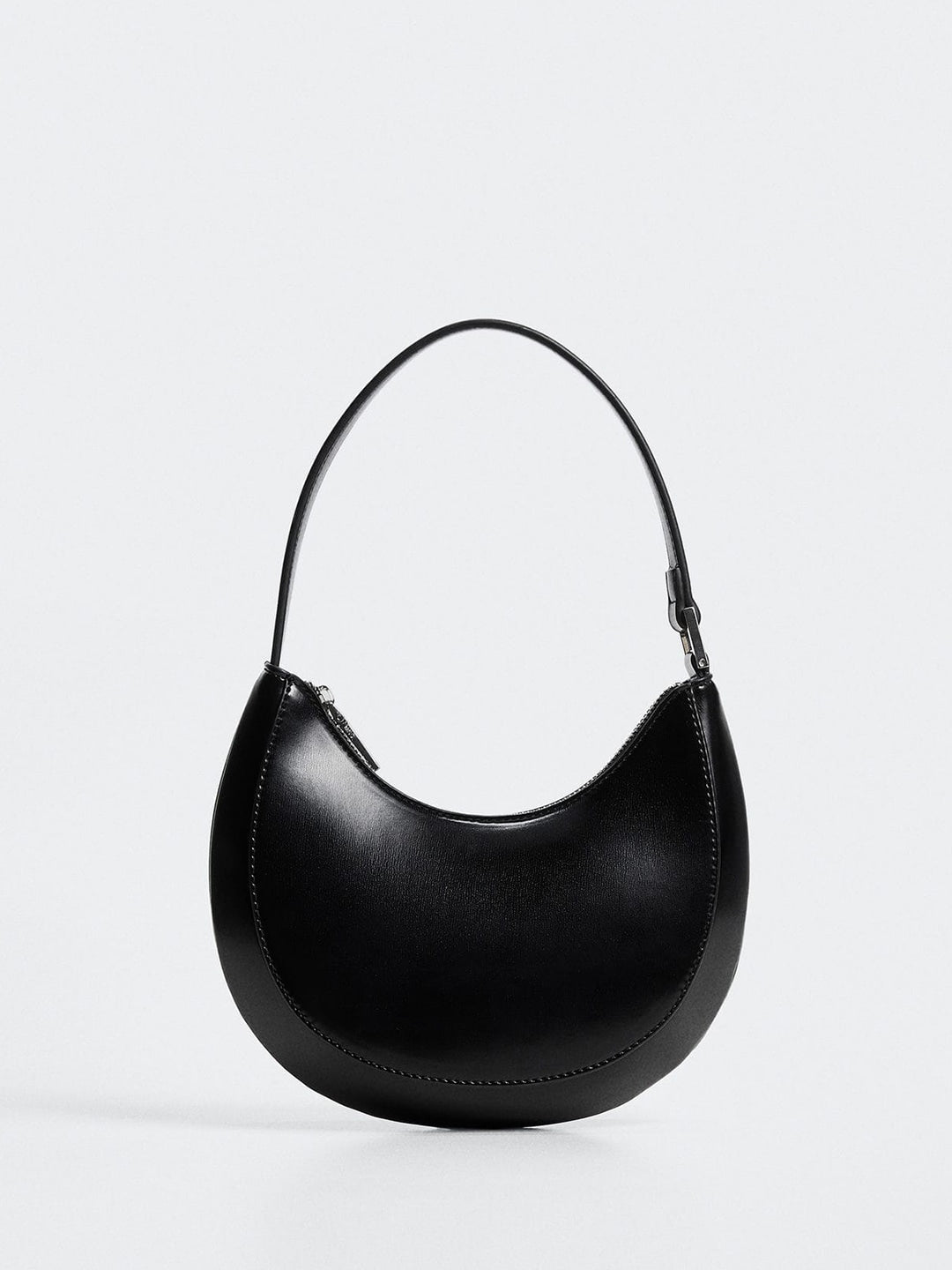 MANGO - Handbag - Half Moon Style Baguette Bag - Black - 990d1abd-e924-4a89-86e6-bfec40239f981663562254181HandbagsMANGOWomenBootsMANGOWomenCasualShoesMANGOWomenFlatsM1