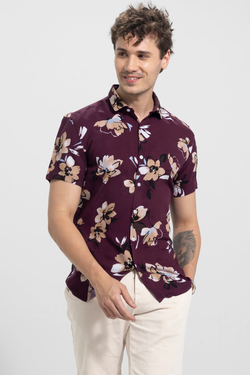 Snitch - Tshirts - Garden Viola Shirt - Maroon - Augusto_23rdFeb3526_1800x1800_ec1dc444-eaf4-4210-b0ee-711b8ae4059f