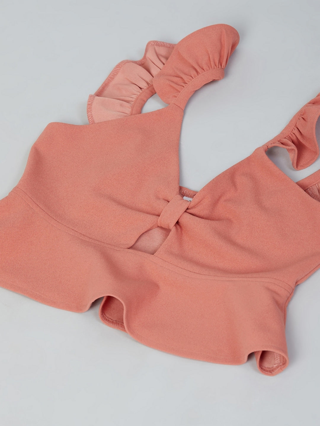 Athena - Swimwear - Pink Solid 2-Piece Swimwear - - a89ed93c-ed6a-4159-83dc-0247136bf2a81616687489475-5
