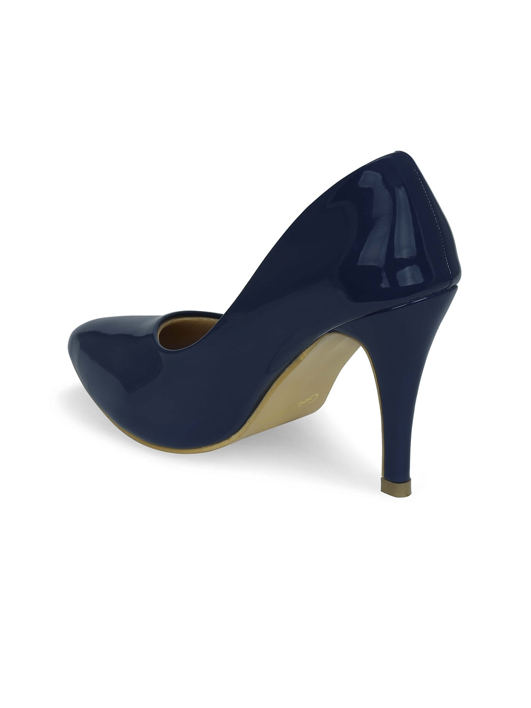 Get Glamr - Pumps - Image Swatches with Price - Navy - cc256b80-c32e-48f4-9dcb-b4785e3a4c351648185110520GetGlamrNavyBlueKittenPumpswithBows3