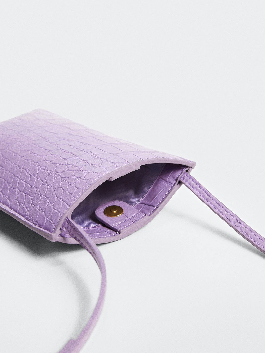 Mlouye - Sling bag - Lavender Textured Sling Bag - Onesize - f1aecf9c-68a1-4bfa-b0a7-0fbedc8055791676877433477-MANGO-Women-Lavender-Textured-Structured-Sling-Bag-628167687-3
