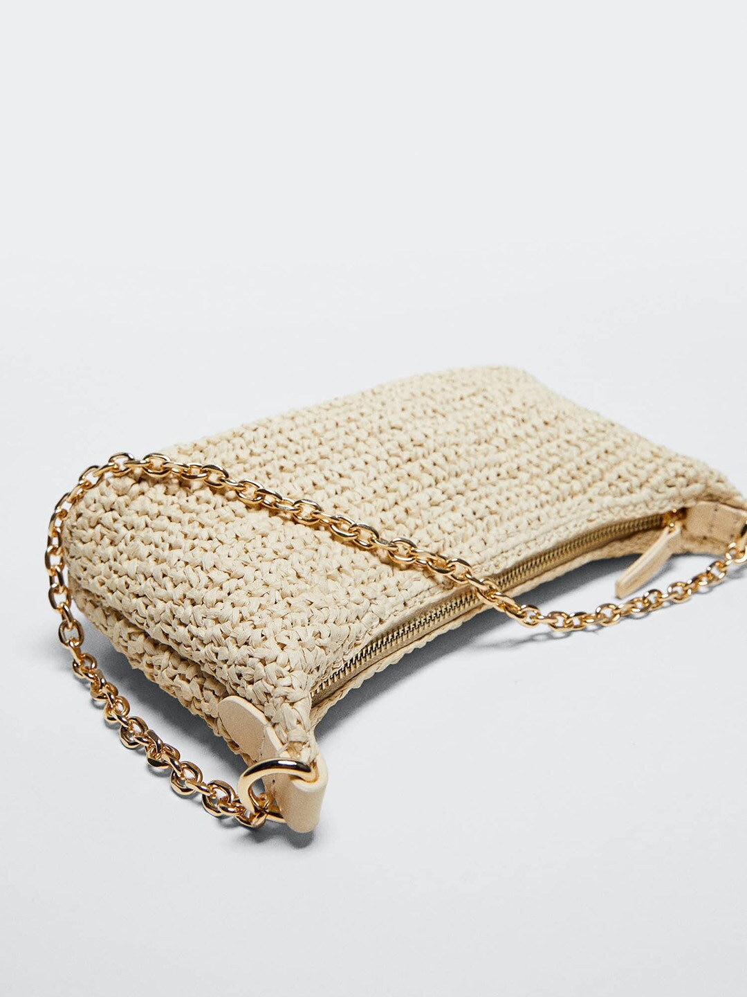 MANGO - Handbag - Basket Woven Shoulder Bag - Creme - f918c56d-18d3-4a6d-9ab4-456f6342a9861668427395124-MANGO-Beige-Basket-Woven-Design-Structured-Baguette-Shoulder-4