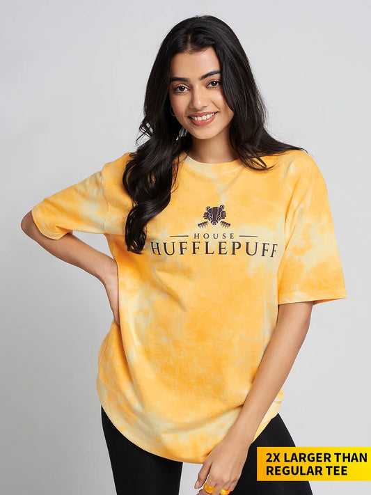 The Souled Store - Tshirts - Harry Potter: House Hufflepuff (Tie Dye) - W - - 1679391549_7657211