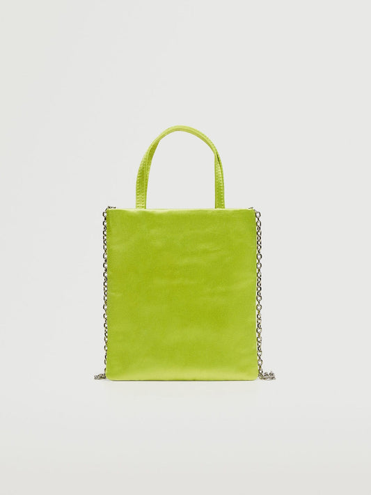 MANGO - Handbag - Neon Green Structured Sling Bag - Onesize - 355588c9-a84c-4401-8449-b28e1bdfbd4f1653536964905MANGOWomenBlackSolidStilettosWalletsMANGOWomenHandbagsMANGOW1