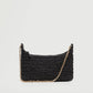 MANGO - Handbag - Basket Woven Shoulder Bag - Black - 367739bc-28c2-4278-821e-ab5f18cb1d591653537025730MANGOWomenBlackSolidStilettosWalletsMANGOWomenHandbagsMANGOW1