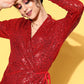 Berrylush - Dress - Gorgeous Sequin Dress - Gorgeous Red - 7673d6d3-b242-4f0d-bb44-5b15a9a26fa01665649317961-SASSAFRAS-Women-Dresses-6391665649317585-3