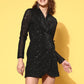 Berrylush - Dress - Gorgeous Sequin Dress - Solid Black - 7b1d002f-e9c5-421d-b1e3-f57e7db4d9621665644126106-SASSAFRAS-Women-Dresses-7201665644125725-4