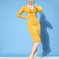 Berrylush - Dress - Solid Cut-Outs Bodycon Dress - Yellow - a002ae95-680b-4e3c-b4af-f4ba39f24f8f1673439412325-ANVI-Be-Yourself-Women-Dresses-2631673439411866-2