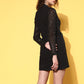 Berrylush - Dress - Gorgeous Sequin Dress - Solid Black - e2a19b2d-3337-40be-b6cb-e9f54b2616461665644126081-SASSAFRAS-Women-Dresses-7201665644125725-5
