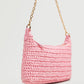 MANGO - Handbag - Basket Woven Shoulder Bag - Pink - f46eaf85-6620-4118-b6a5-cdb0d6eaaaa51653536881780MANGOWomenBlackSolidStilettosWalletsMANGOWomenHandbagsMANGOW2
