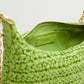 MANGO - Handbag - Basket Woven Shoulder Bag - Green - f5874b6e-13f4-447d-bcad-81edc263aa5f1665550299881MANGOWomenGreenSelfDesignStructuredShoulderBag4