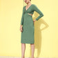 Berrylush - Dress - Solid Cut-Outs Bodycon Dress - Green - f9963cc8-12d8-4ae7-a7ed-b6108b9144cb1673439420832-ANVI-Be-Yourself-Women-Dresses-3631673439420325-3