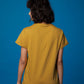 StarApps - Tshirts - 100% Cotton Blank T-shirts - for her Mustard Yellow - mustard-yellow-boyfriend-t-shirt-women-s-plain-boyfriend-t-shirts-196427-1554208696