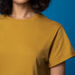 StarApps - Tshirts - 100% Cotton Blank T-shirts - for her Mustard Yellow - mustard-yellow-boyfriend-t-shirt-women-s-plain-boyfriend-t-shirts-196427-1554208701